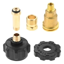 QCC1/POL Propane Gas Hose Fitting Adapter For RV Trailer Cooker Turkey Fryer