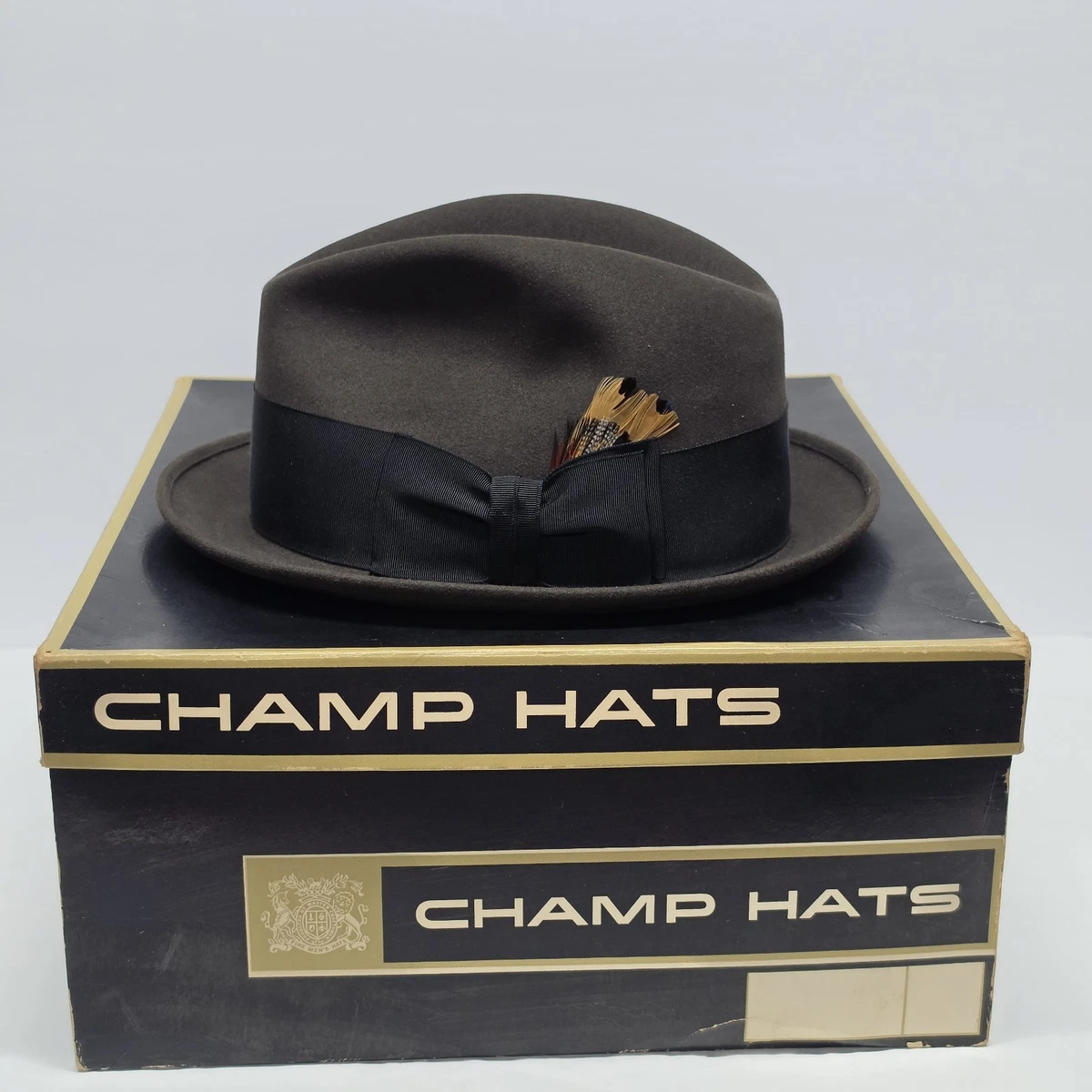 Champ Fedora Indiana Men's Vintage Hats for sale | eBay