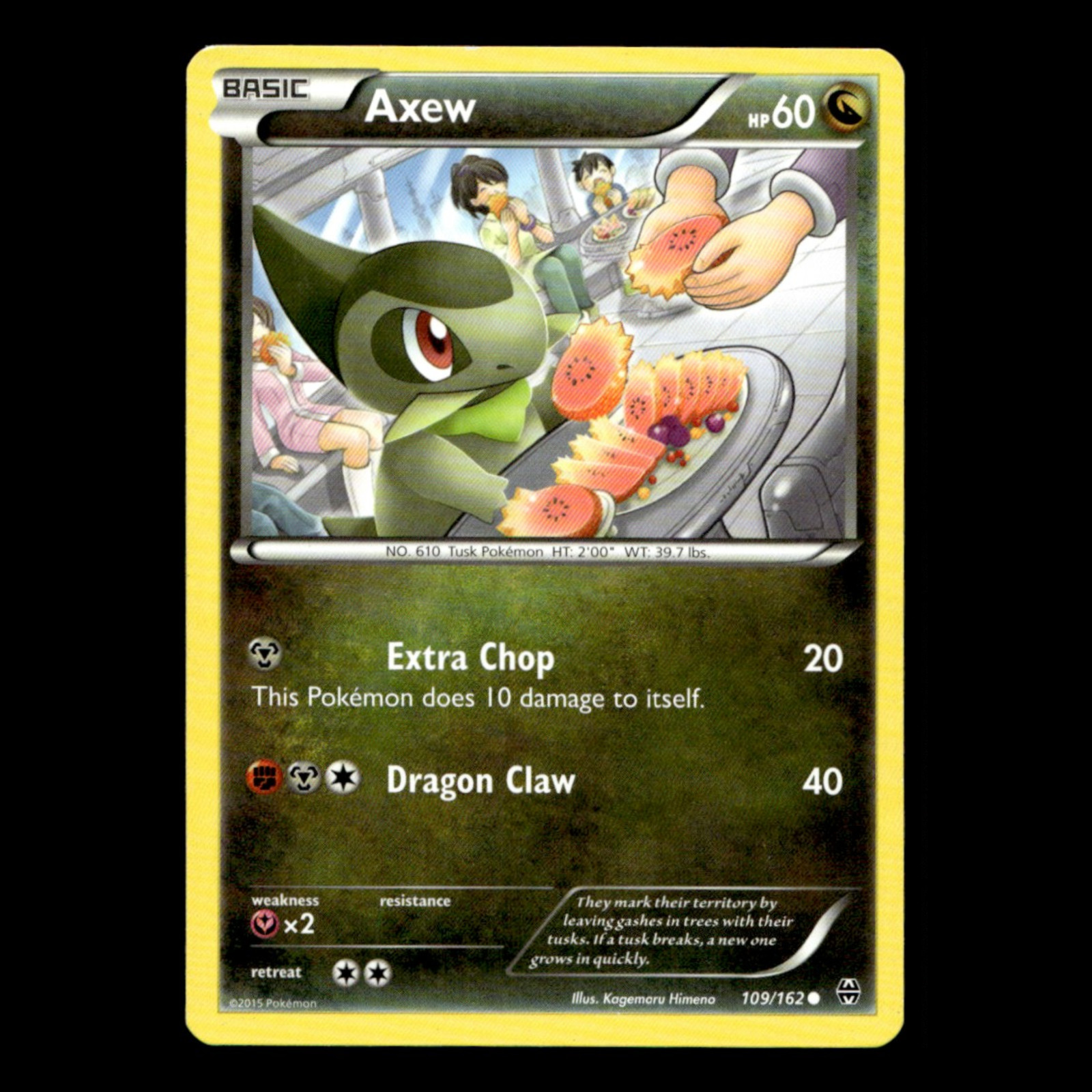 MP Axew 109/162 BREAKthrough Pokemon Cards Collection Deck Building TCG