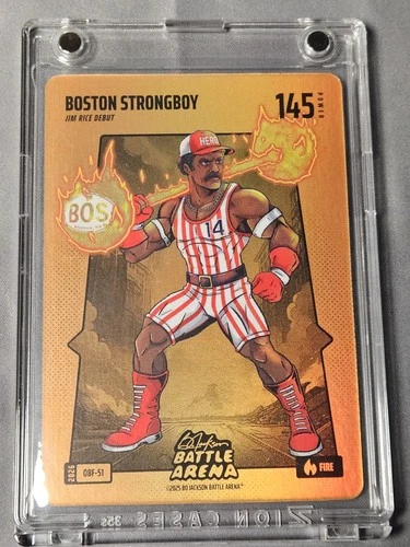 Boston Strongboy Jim Rice #135 Orange Battle Foil OBF-51 Bo Jackson Battle Arena