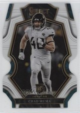 2022 Panini Select Premier Level White Prizm Die-Cut 12/49 Chad Muma #146 18m3