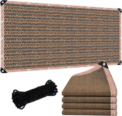 90% Sun Shade Cloth with Grommets, 20 X 20 FT Pergola Replacement Shade Cover Ca
