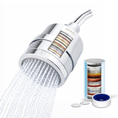 #ad 15 Stage High Pressure Hard Water Shower Head Filter for Hair Fall Control an... $72.12