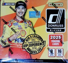 2025 Donruss Racing NASCAR Factory Sealed HOBBY Box 3 Auto/Memorabilia