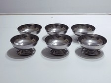 Coppette macedonia Coppe gelato servizio da 6 persone bicchieri in acciaio inox