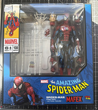 Medicom Toy MAFEX No.108 Marvel Spider-Man 6in Comic Action Figure 3 Alt Head s