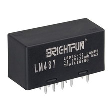 10-Pin Hazard Warning and Turn Signal LED Flasher Relay, LM487 10383321 for C...