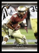 Travis Rudolph 2017 Leaf Draft #68 Florida State Seminoles NFL ROOKIE RC