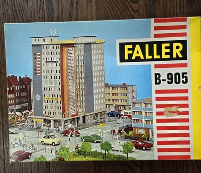 Faller AMS B-905 High-Rise HO Commercial Building In OVP 60s Item #D-7741 (N3)