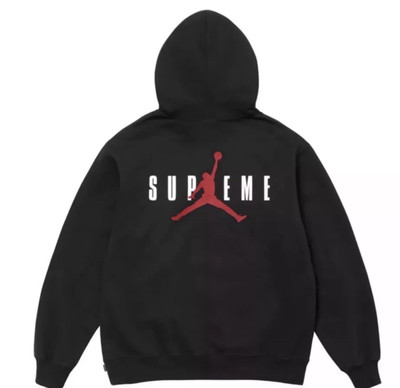 Supreme Jordan Hooded Sweatshirt Black L IN HAND SHIPS ASAP Supreme Jordan Hooded Sweatshirt Black L IN HAND SHIPS ASAP