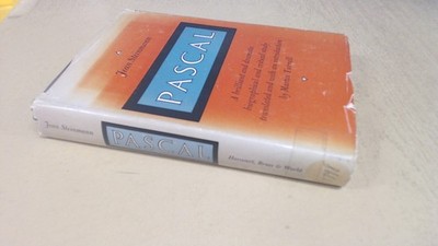 			Pascal, Jean Steinmann, Harcourt, Brace and World, 1966, Hardcove		