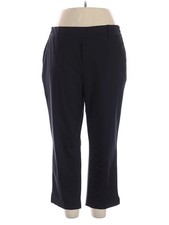 Lands' End Women Black Active Pants XL