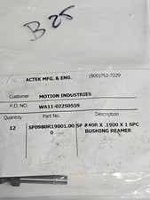 Slip Fixed Drill Bushing 40R x 1900 x 1.00   8 pack B25