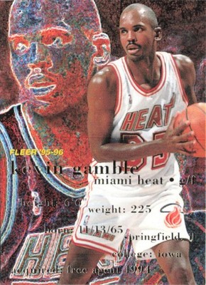 1995-96 Fleer #234 Kevin Gamble