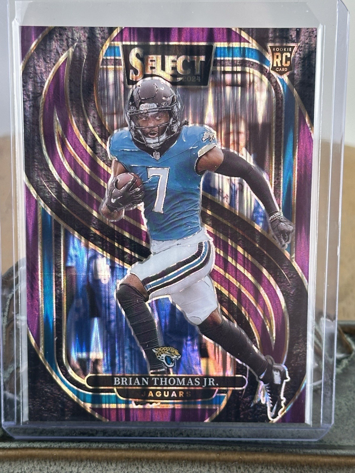 2024 Panini Select - Premier Level Brian Thomas Jr. #143 Purple Shock Prizm /360