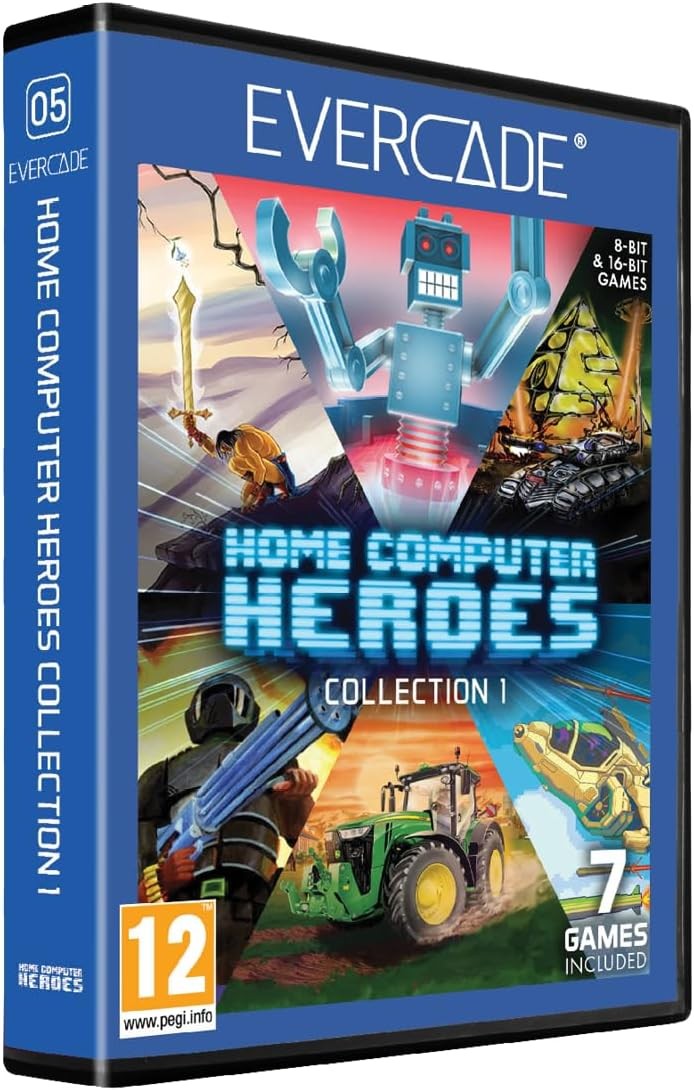 EVERCADE HOME COMPUTER HEROES COLLECTION 1 GAME CARTRIDGE *FACTORY SEALED* - Image 2