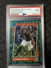 2021 Panini Donruss Optic - Rated Rookie Ja'Marr Chase #207 Green Velocity Prim