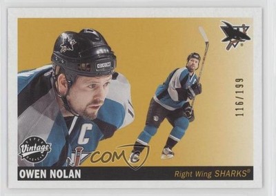 2002-03 Upper Deck Vintage Green Back 116/199 Owen Nolan #211 0u8p