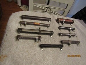 Vintage Ohmite Mallory Clarostat Large Ceramic Power Resistor Mixed Lot #4