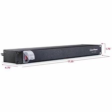 CyberPower CPS1215RM 15A 10-Outlet 1U Rackmount Power Distribution Unit PDU