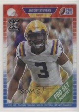 2021 Leaf Pro Set Metal Red White & Blue Wave 3/7 JaCoby Stevens #34 9cf