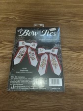JCA Mini Bow Ties 2 Starbursts Cross Stitch C...