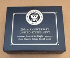 250th Anniversary United States Navy American Eagle One Ounce Silver Proof Coin