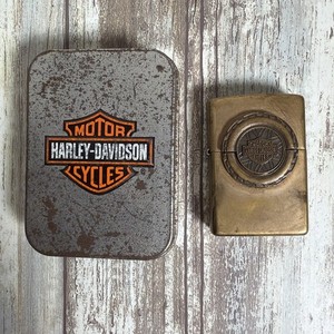 VTG Zippo 1999 Harley Davidson Wheel Tire And V Twin Motor Surprise Lighter