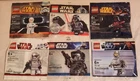 LEGO Star Wars Lot (x6) Vader 4547551 Revan 5002123 Shadow ARF 2856197 Sealed