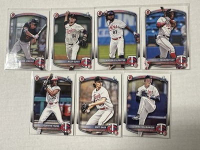 2025 Bowman Draft Twins RC Team Set Jenkins Quick Culpepper Tait Young Barr (7)