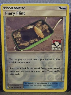 Fiery Flint - 60a/70 (Pokemon League) 060a/070 Reverse Holo - League & Champions