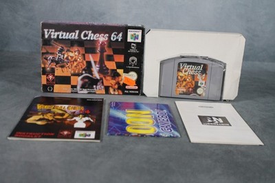 Virtual Chess 64 (Nintendo 64) N64 OVP CIB TOP