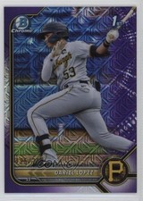 2022 Bowman Chrome Prospects Mega Box Purple Mojo Refractor Dariel Lopez 11vc