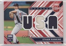 2018 Panini Elite Extra Edition USA Materials Red 10/49 Ethan Hankins hg6