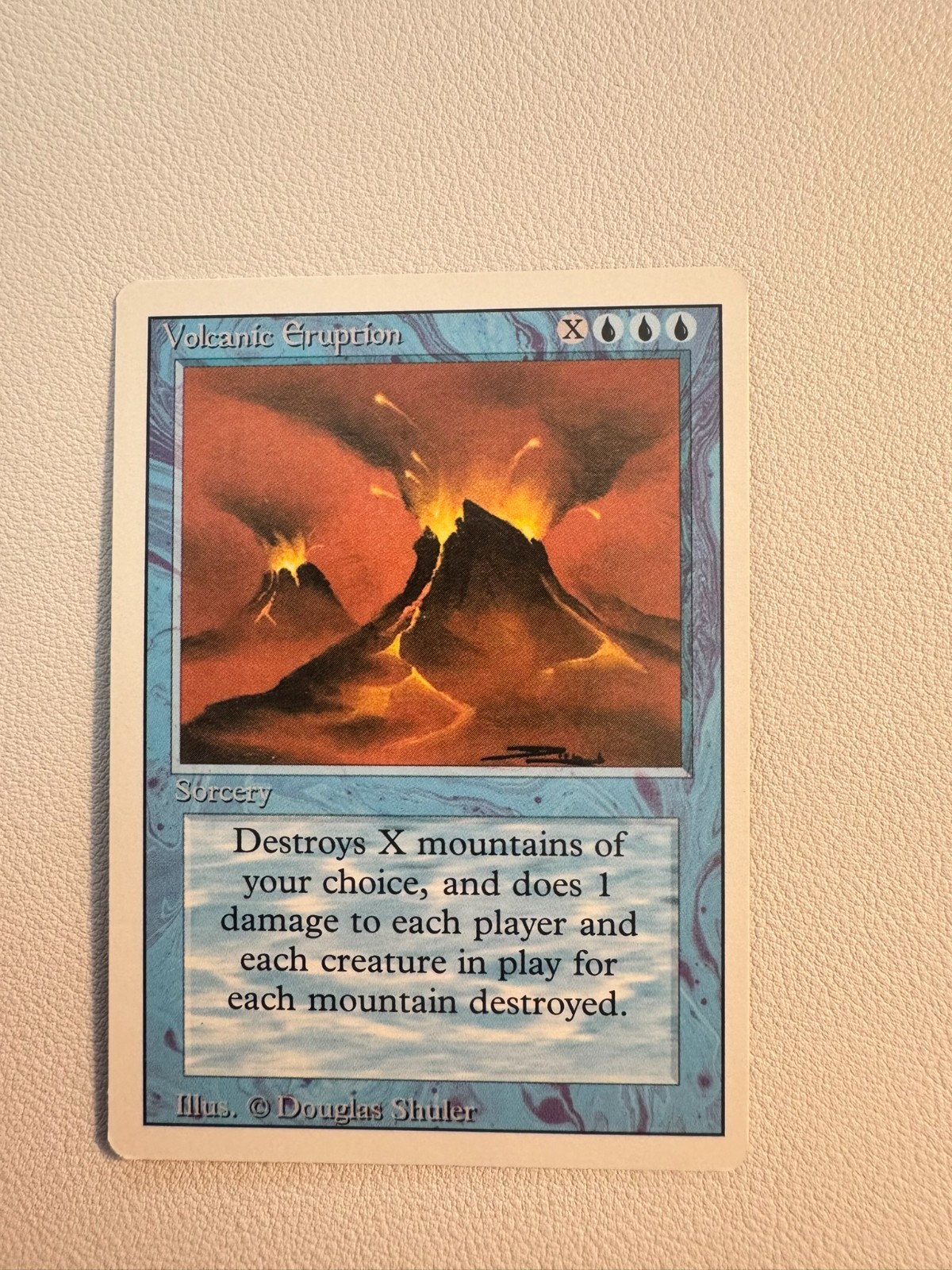 Volcanic Eruption Revised Edition Magic The Gathering MTG