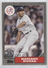 2022 Update 1987 Topps Baseball Black 103/299 Mariano Rivera #87TBU-42 HOF r0j