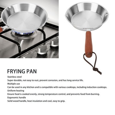 (6.3.Zoll)Edelstahl.Braten.Pan.Nicht.Stick.Ei.Pfanne.Braten.Pan.Für.Haushalt
