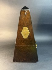 Vintage Wind Up Metronome De Maelzel Made In Paris France -Working