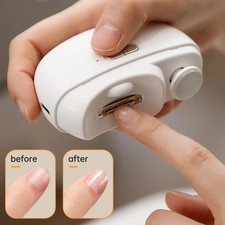 Electric Nail Clipper 2 in 1 Grinding Polishing Multifunctional Portable