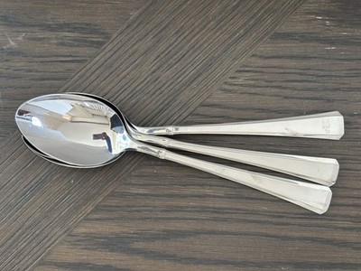 Set Of 3 TableSpoons PINTI 1929 Italy Flatware Leonardo 18/10