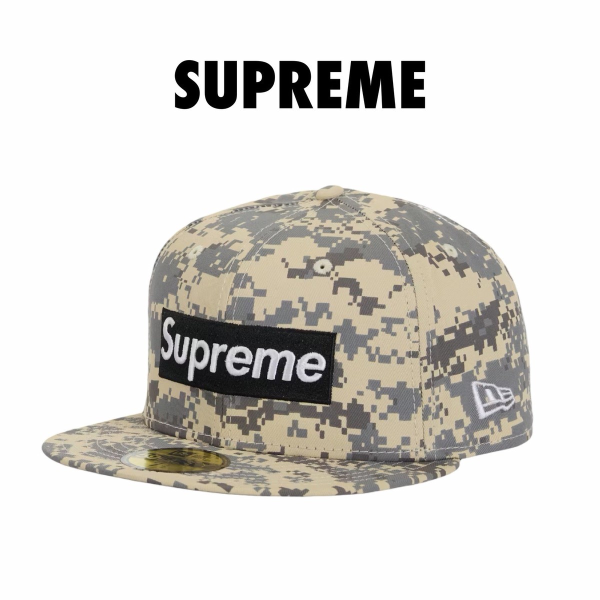 Supreme Bones MLB Teams Box Logo New Era 59Fifty Cap Pittsburg