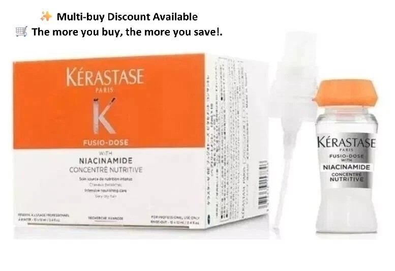 KERASTASE Fusio-Dose Oleo Fusion Hair Treatment 12ml ×10 Ampoules