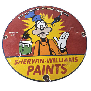 Sherwin Williams Porcelain Sign | eBay