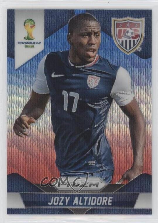 2014 Panini Prizm World Cup Blue & Red Wave Prizm Jozy Altidore #71 0t0x