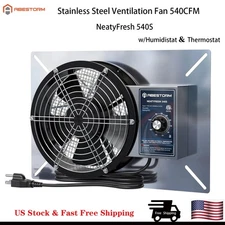 Abestorm 8.7″ CrawlSpace Ventilation Fan 540CFM  Exhaust Fan Basement Garage