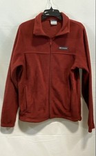 Columbia Women's Benton Springs Full Zip Fleece Jacket Red Size S