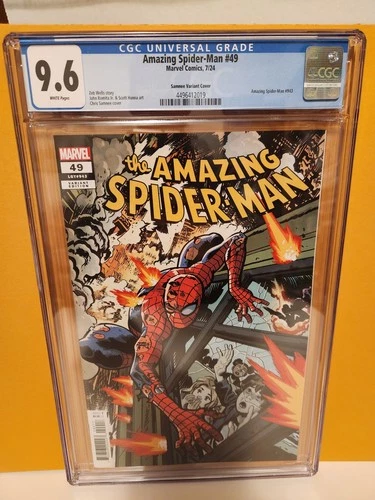Amazing Spider-Man #49 CGC 9.6 Marvel Comics 2024 Samnee Variant Cover 1:25