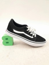 Vans Off The Wall Black White Old Skool Lace Up Trainers New With Tags  UK 4