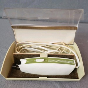 Vintage Sears 2 Speed Electric Scissors for Fabric Green w/Case Tested and Works