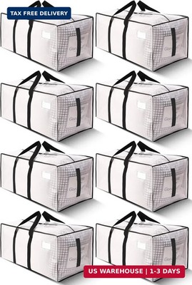 HOMESURE Supports 200lbs Heavy Duty Moving Bags - Strong Zipper & Wrap-Around Ha